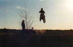 Dirt Bike Airborne